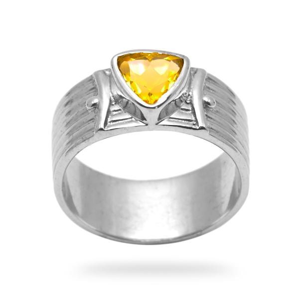 Bague citrine argent Vina